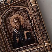 Икона резная Мирон Критский — оригинальный подарок — фотография 10