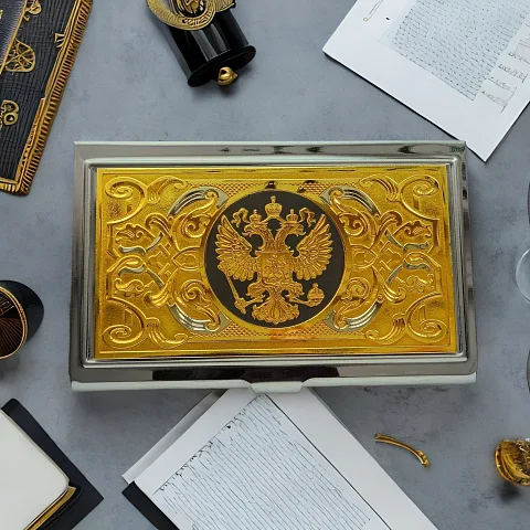 Визитница «Герб РФ» №8 — оригинальный подарок