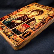 На память: Икона "Святой Пантелеймон-целитель" дерево — фотография 4