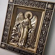 Резная икона Ангел Хранитель — необычный подарок — фотография 3