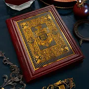 Книга "Большая книга власти" — книга в коже — оригинальный подарок — фотография 1