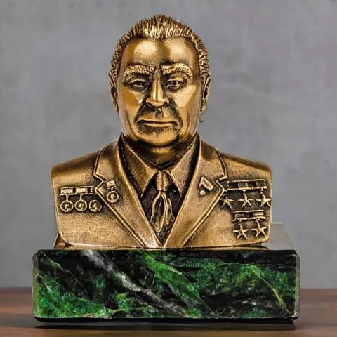 Бронзовый бюст «Брежнев» — красивый подарок
