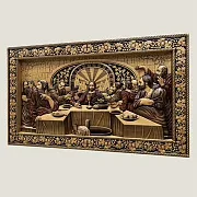 На память: Резное панно «Тайная Вечеря» 90×53 см — фотография 3