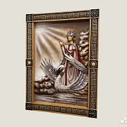 Резная картина из массива бука, 55 × 40 см — необычный подарок — фотография 3