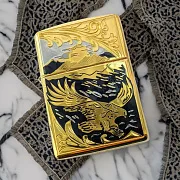 Оригинальная зажигалка Zippo "Сокол" — необычный подарок — фотография 1