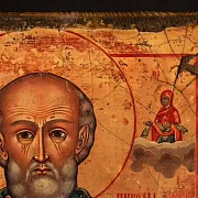 Икона деревянная "Святитель Николай" — необычный подарок — фотография 6