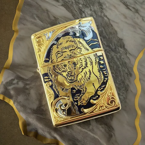 Подарочная зажигалка Zippo оригинал "Медведь" № 3