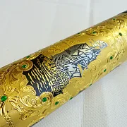 Подзорная труба «Морская» на резной подставке в подарок — фотография 7