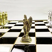 Шахматы с металлическими фигурами — оригинальный подарок — фотография 5