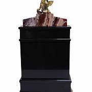 Ручная работа: Каминные часы «Ангел» из яшмы и долерита — фотография 2