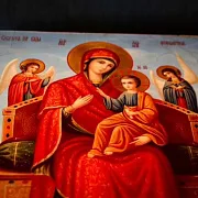 Икона Богоматери "Всецарица" — необычный подарок — фотография 7